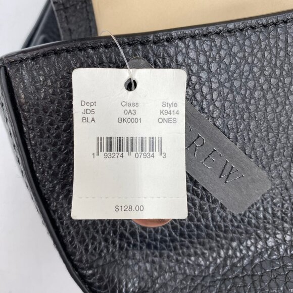 J. Crew Black Mini Pebbled Leather Belt Bag | Stylish & Versatile - Picture 7 of 12